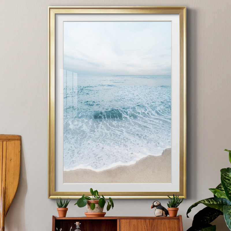 Tranquil Ocean I par Natalie Carpentieri - reproduction de photo sur papier encadrée, H 22,5 po x l 30,5 po x P 1,5 po