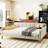 Size 4-Leg Daybed In White - Cozy, , Space Efficient Saving