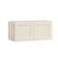 Armoire murale de style Shaker blanc antique l 30 po x P 12 po x H 15 po Homeibro Cozy Design-927042900-927361949