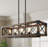 Shkar 5 - Light Kitchen Island Square / Rectangle Chandelier