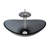 Novatto 14.5'' Glass Oval Bathroom Sink with Faucet-14650734