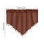 Rideaux kbndieu Rideaux courts Rideaux de couleur unie Rideaux triangulaires Rideaux de petite taille-700875709