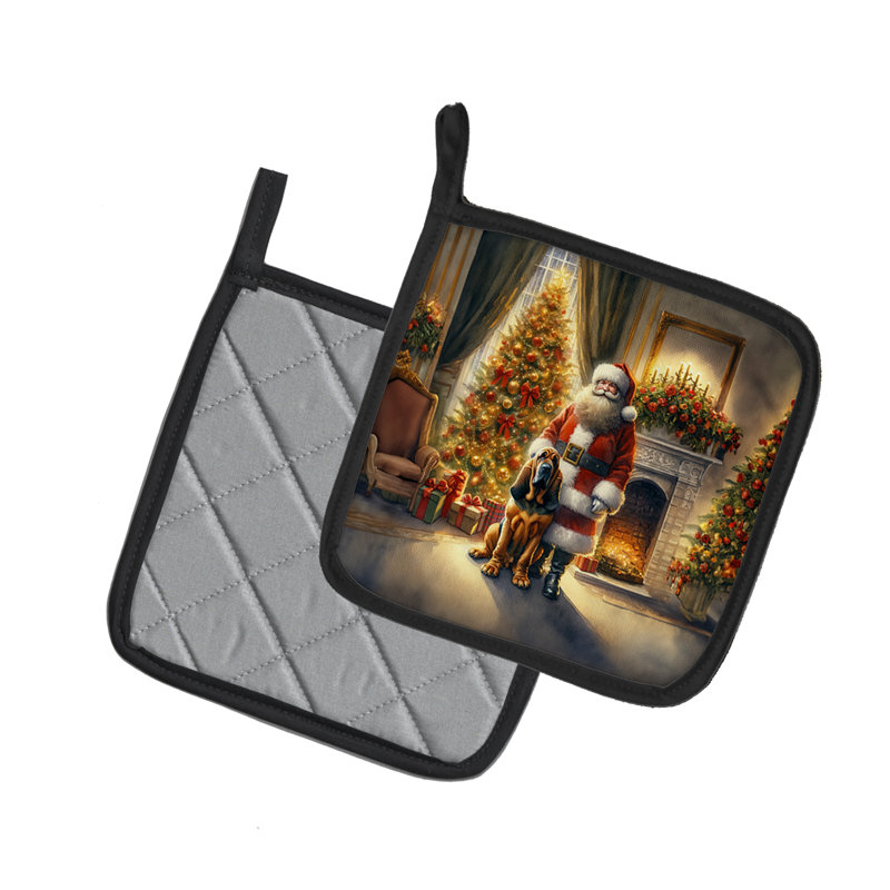 Paire de poignées pour chien et père Noël