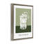 Cadre flottant vert Keep Your Gin Up, design par Lettré et doublé-1854792098-1854792100