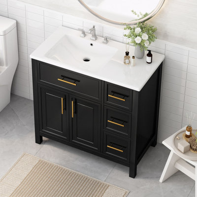 Meuble-lavabo avec lavabo pour la salle de bain
