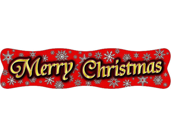 merry christmas banner clipart