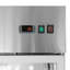 Réfrigérateur à porte simple en verre 29 po 29 po Pi. en acier inoxydable (RIR-1D-GD)