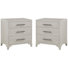 Abaco 3-Drawer Nightstand With USB - Set Of 2