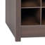 Étagère à chaussures Kahl 36 paires, l 23,5 po x H 72,5 po x P 13 po, grande armoire à chaussures avec 36 casiers, rangement compact, espresso-28331219