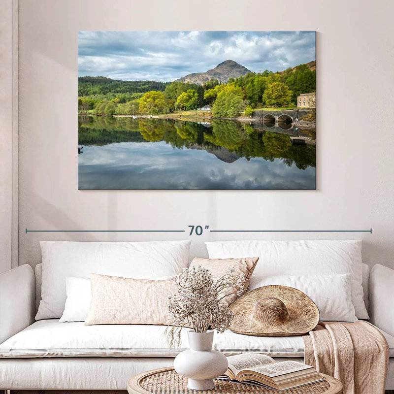 Alvord Glassy Loch Lomond, 32" H x 48" W