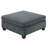 Soft Grey Chenille 8Pc Sectional With Foam For Living Room Contemporary Fabric Modular Cushion Back-172520583