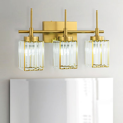 Edgars Modern Crystal Dimmable Vanity Light