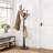 Solid Wood Coat Rack Tree-Freestanding With 8-Hook Coat Rack-1206854187