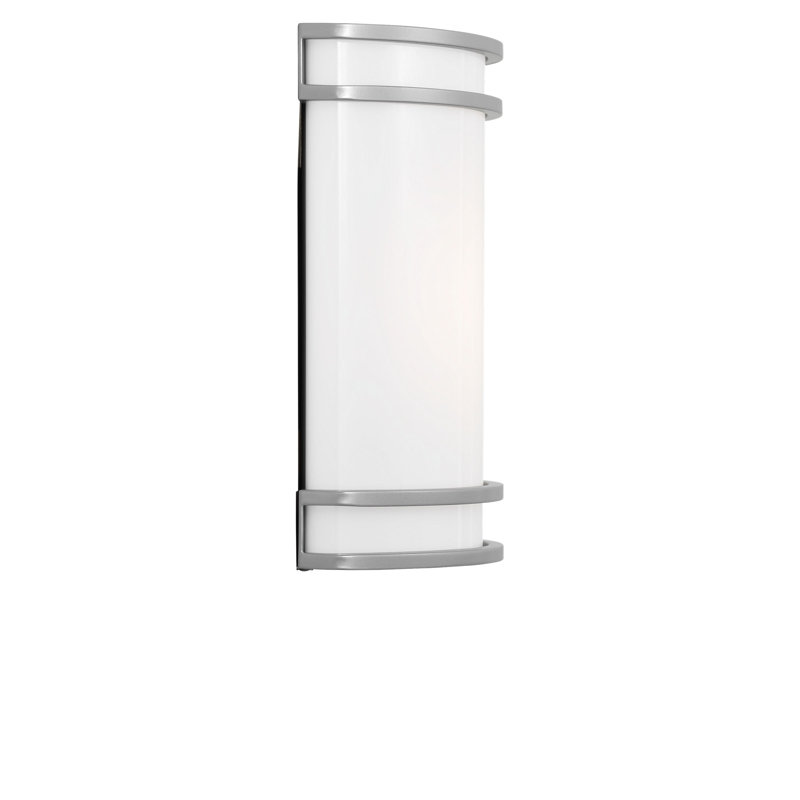 Ravel LED Outdoor Wall, Painted Brushed Steel