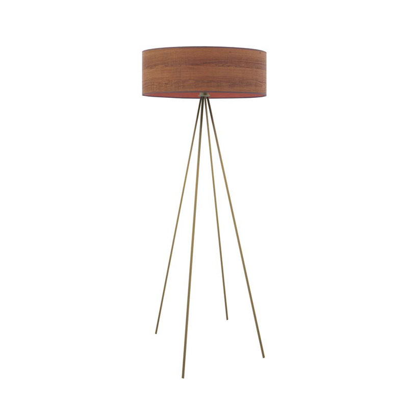 Broderick 157 H cm Novelty Floor Lamp, Brown, Gold