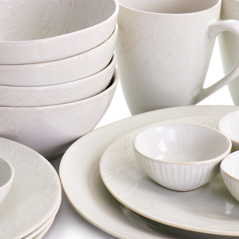 Baryal Piece Stoneware Dinnerware Set - Service for 4