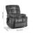 Power Lift Recliner Chair, Dual Motor, Large Electric Lift Chair with Heat and Massage for Elderly, Infinite Position Adjustment, Velvet Fabric, with Storage Pockets, Cup Holders, Dark Gray-212765580-204738629