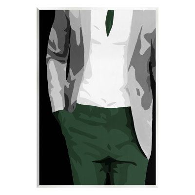 " Man In Suit Trendy Fashion "