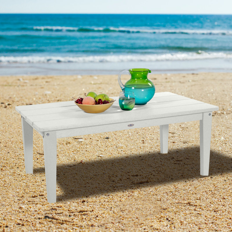 Table de conversation pour le patio Middir Adirondack, Blanc noix de coco