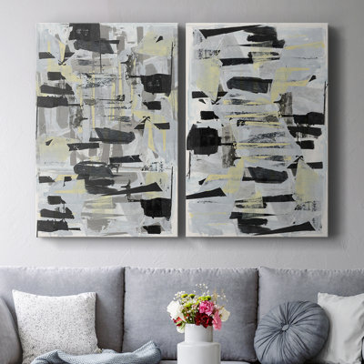 Tiles & Texture Abstract Angles III-Premium Gallery Wrapped Canvas -Ready to Hang