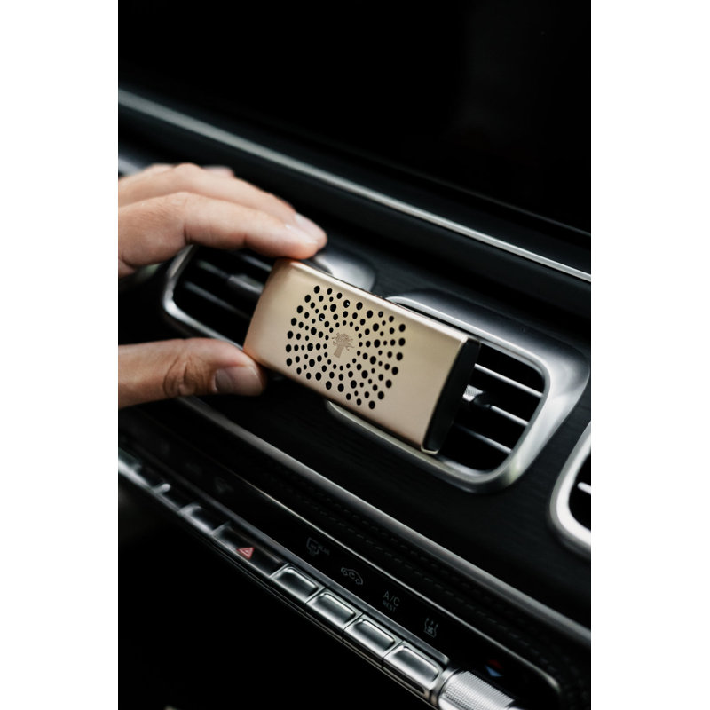 Car Diffuser, Gold/White, Orchid/Freesia/Musk