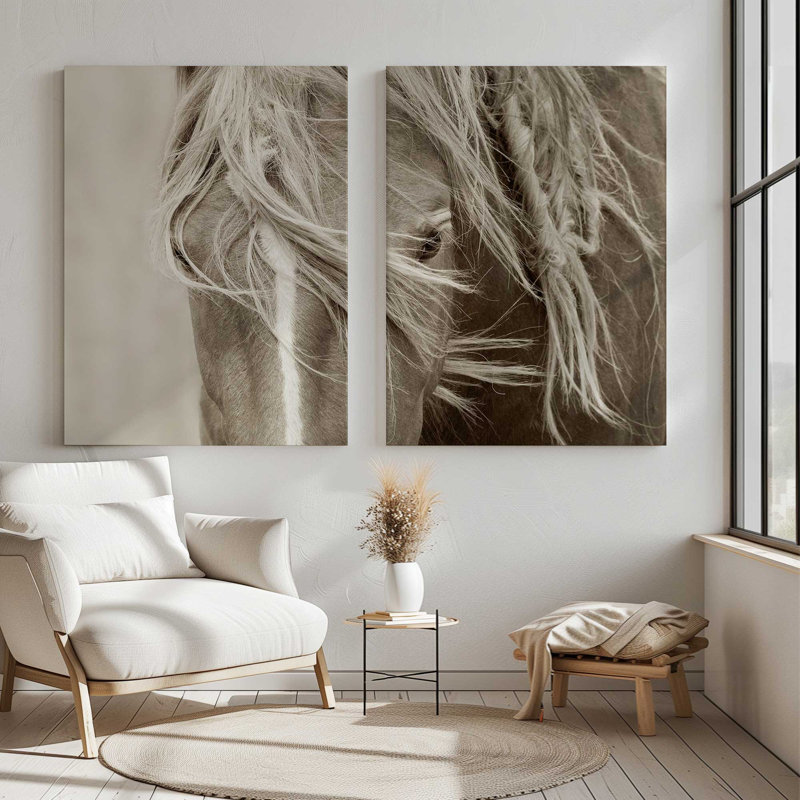 Gaceful Majesty | Impression sur toile 2 panneaux | Dimensions combinées de 40 po x 60 po, H 36 po x l 54 po