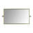 Antique Metal Framed Rectangle Wall Mirror