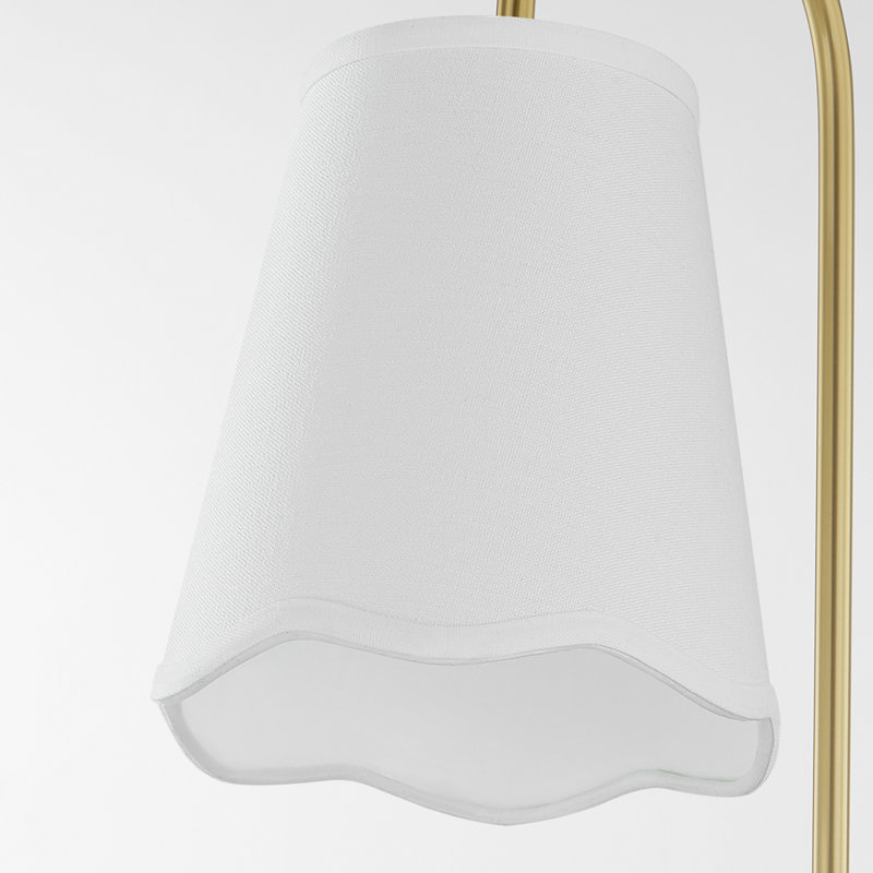 Dorothy Steel Armed Sconce, Aged Brass