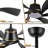 Hydle 60'' Ceiling Fan with LED Lights-1351722035