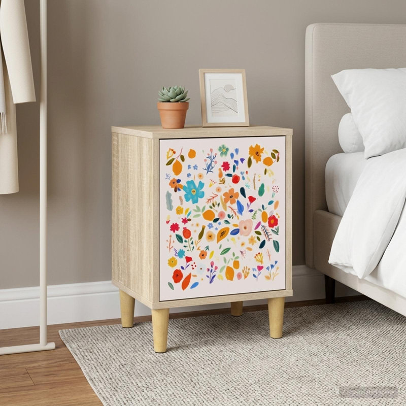 36 cm W Bedside Table