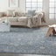 Tapis bleu Craignamaddy-606215231