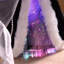 25cm Fabric Lighted Tree Topper