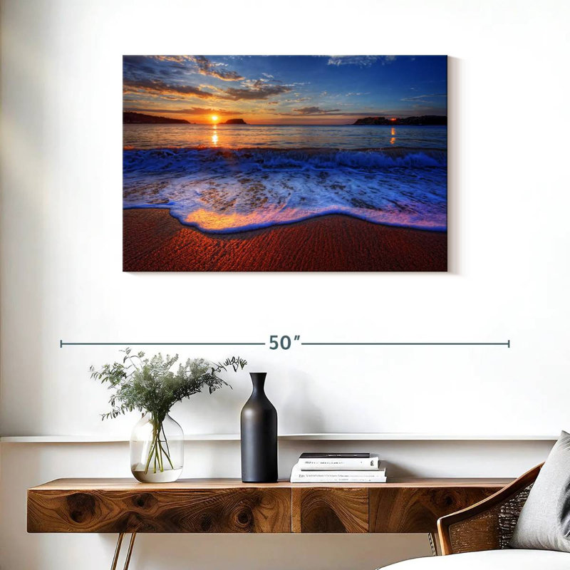Gillard Sunset Waves, H 24 po x l 36 po
