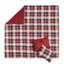 Ensemble de courtepointe 3 pièces à carreaux bleus Nicholas de Greenland Home Fashions-133132624
