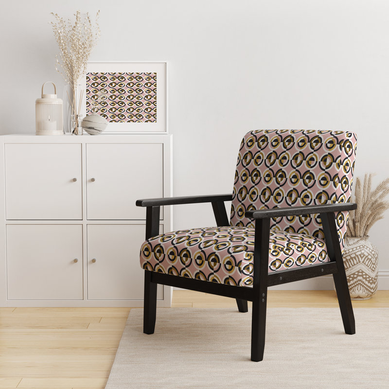 Fauteuil rembourré Mid-Century