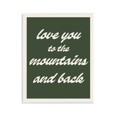 «Love Mountains & Back» par Daphne Polselli