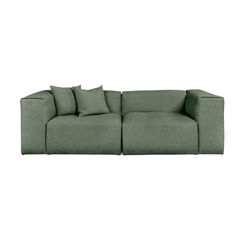 Nest Modular 2-PC Sofa, 28.5" H x 96" W x 41" D, 2, Pine