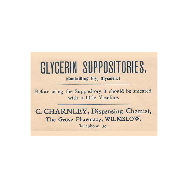 « glycérine suppositories », art textuel