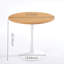 Table de salle à manger 31,5 "à plateau tulipe de style Mid-Century pour 2 à 4 personnes avec plateau en MDF rond, table de salle à manger à piédestal et table basse-491286496-491286510-491286499