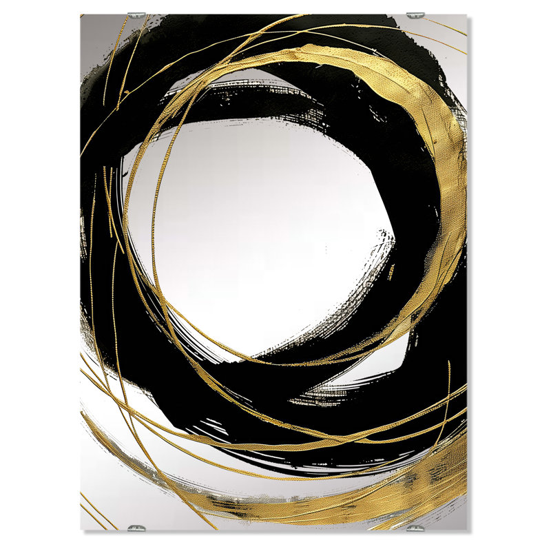 Black & White 10 - Glam Mirror - Vanity Mirror, 27.6" x 39.4" 