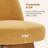 26" Swivel Upholstered Counter Stool with Solid Wood Frame and Mid Back-1180840756