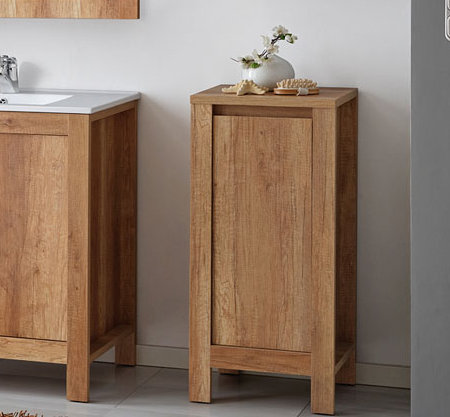 Beatrix Bathroom Cabinet, Oak