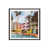 Espresso Single Picture Framed