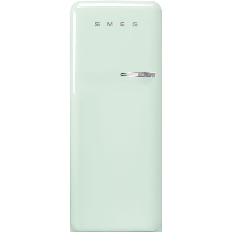 SMEG 50s Style 24'' Top Freezer 9.92 cu. ft. Refrigerator, Left, Pastel Green