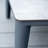 2-Piece Patio Aluminum Rectangular Side Tables