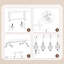 4-Light Burnt Wood Kitchen Island Pendant