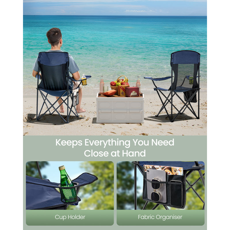 Folding Camping Chair, Blue