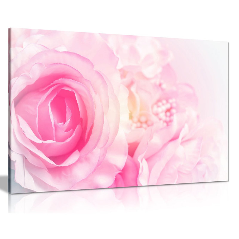 Rose Blossom - Wrapped Canvas Print, 61cm H x 91cm W