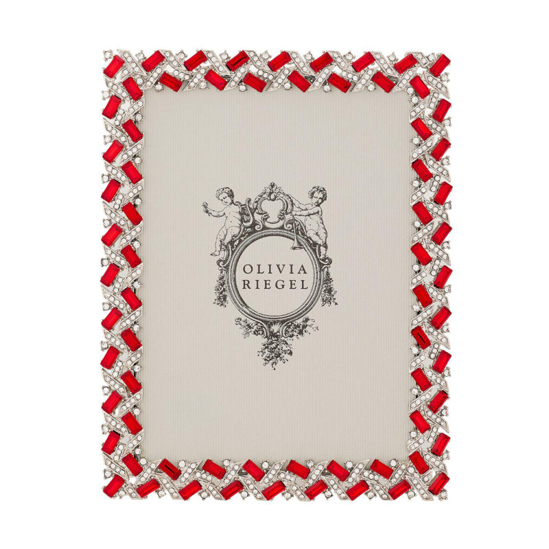 Silver Hamilton Picture Frame, Ruby