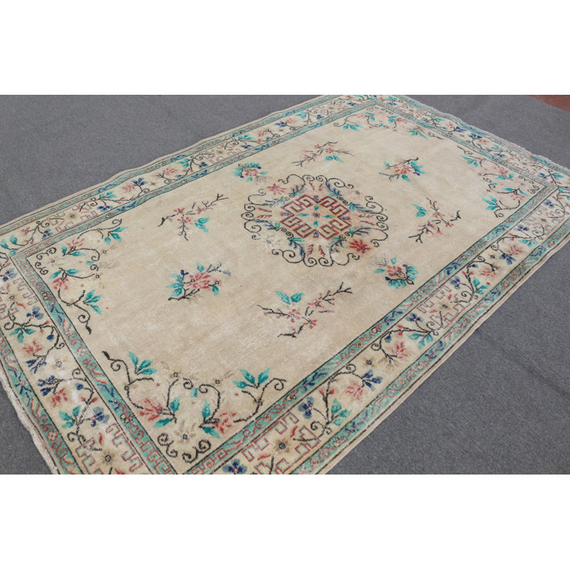 Tapis beige Anatolian surdimensionné idéal pour les grands espaces de vie et la décoration intérieure